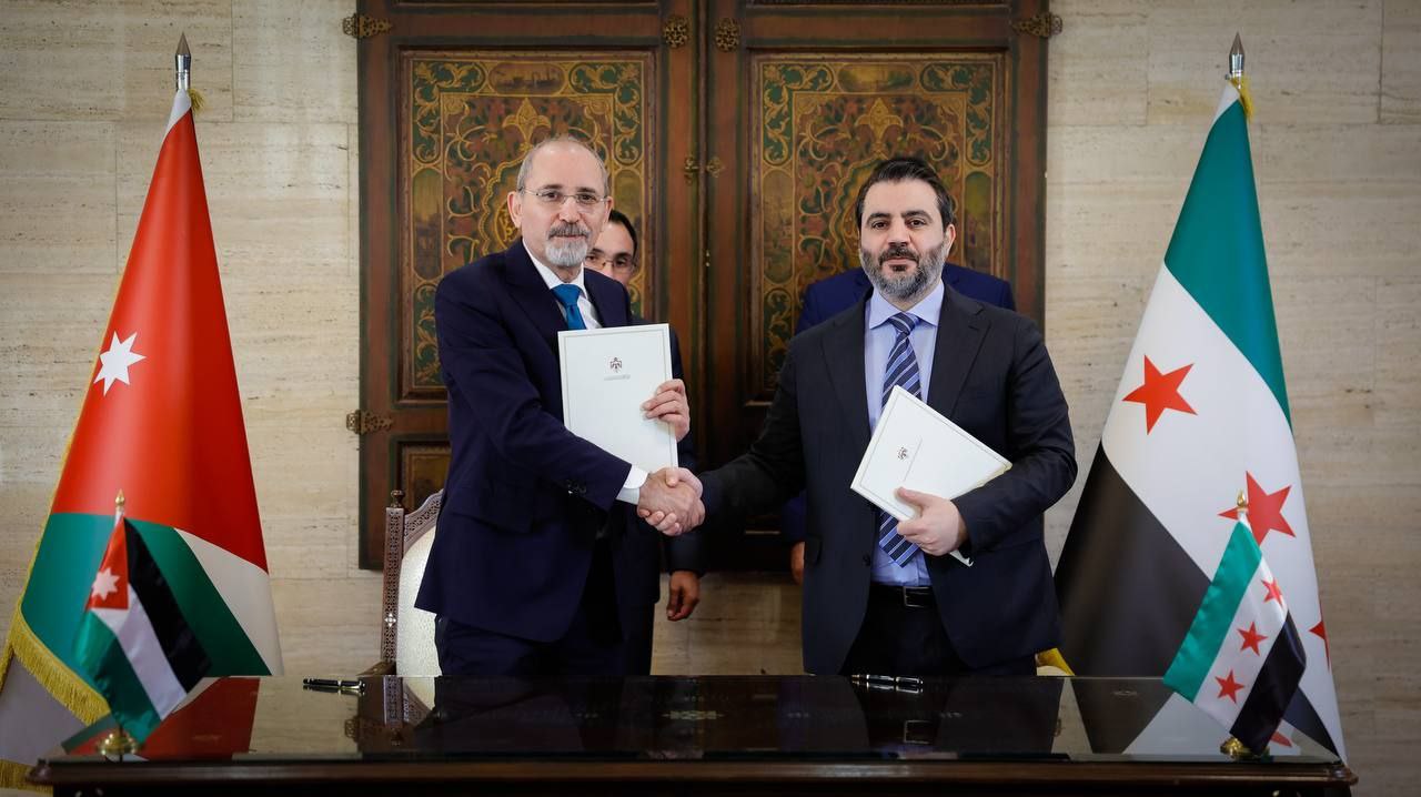 توقيع مذكرة تفاهم بين سوريا والأردن