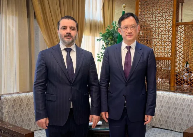 وزير الخارجية والمغتربين يستقبل السفير الصيني في دمشق