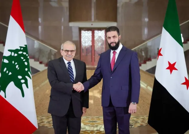 فخامة رئيس الجمهورية العربية السورية ووزير الخارجية والمغتربين   يستقبلان رئيس مجلس الوزراء اللبناني