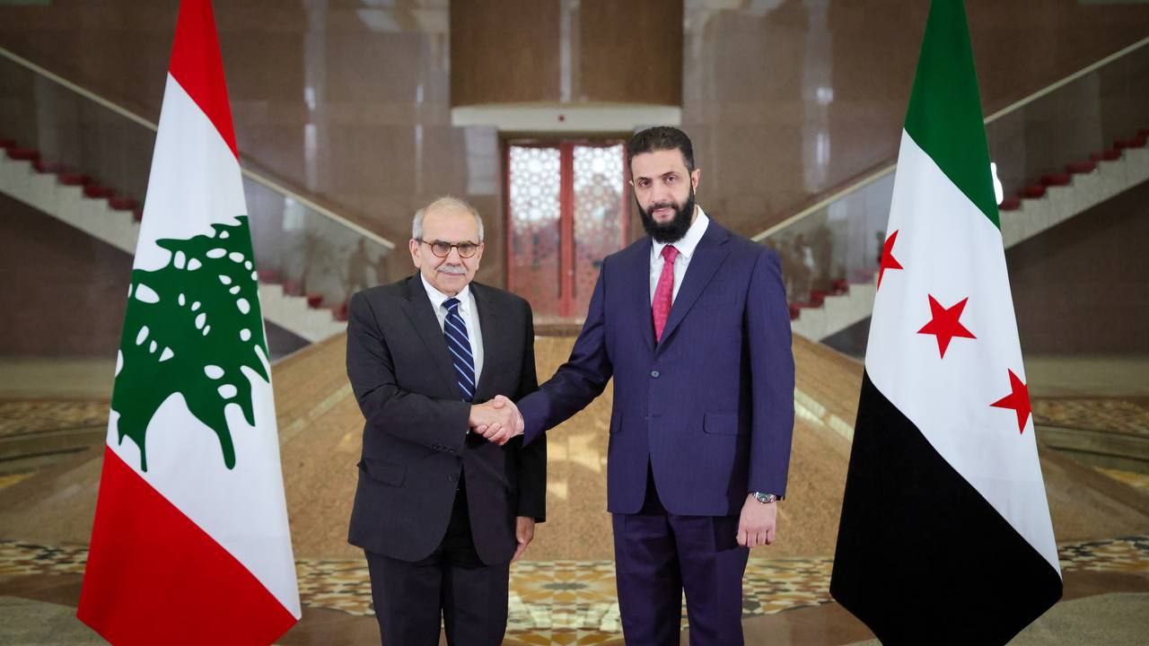 فخامة رئيس الجمهورية العربية السورية ووزير الخارجية والمغتربين يستقبلان رئيس مجلس الوزراء اللبناني