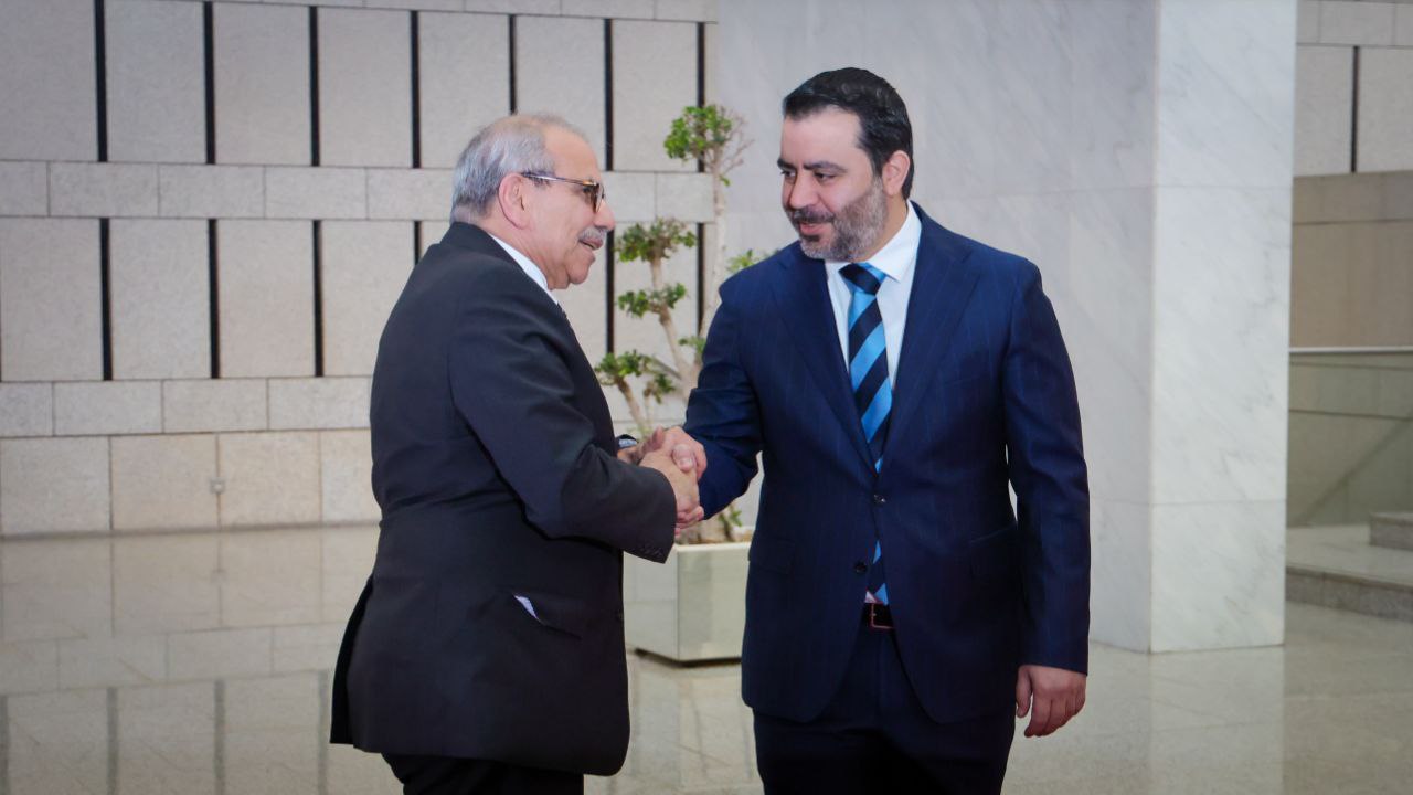 فخامة رئيس الجمهورية العربية السورية ووزير الخارجية والمغتربين يستقبلان رئيس مجلس الوزراء اللبناني