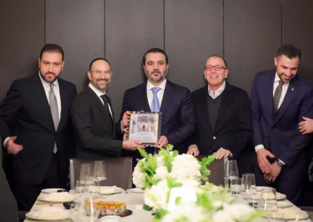 التقى وزير الخارجية والمغتربين  بوفد من الجالية السورية اليهودية