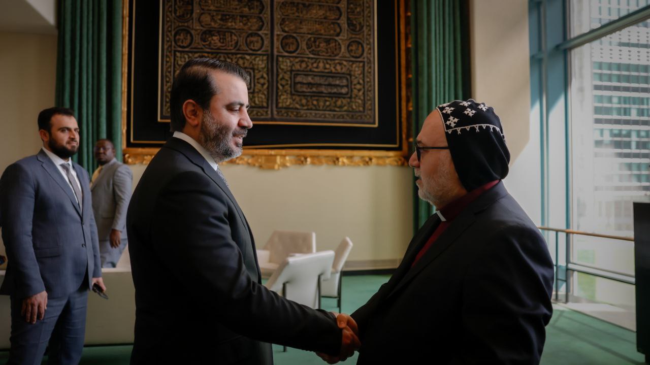 التقى وزير الخارجية والمغتربين  المطران جان قواق النائب البطريركي في أبرشية شرقي الولايات المتحدة الأمريكية 