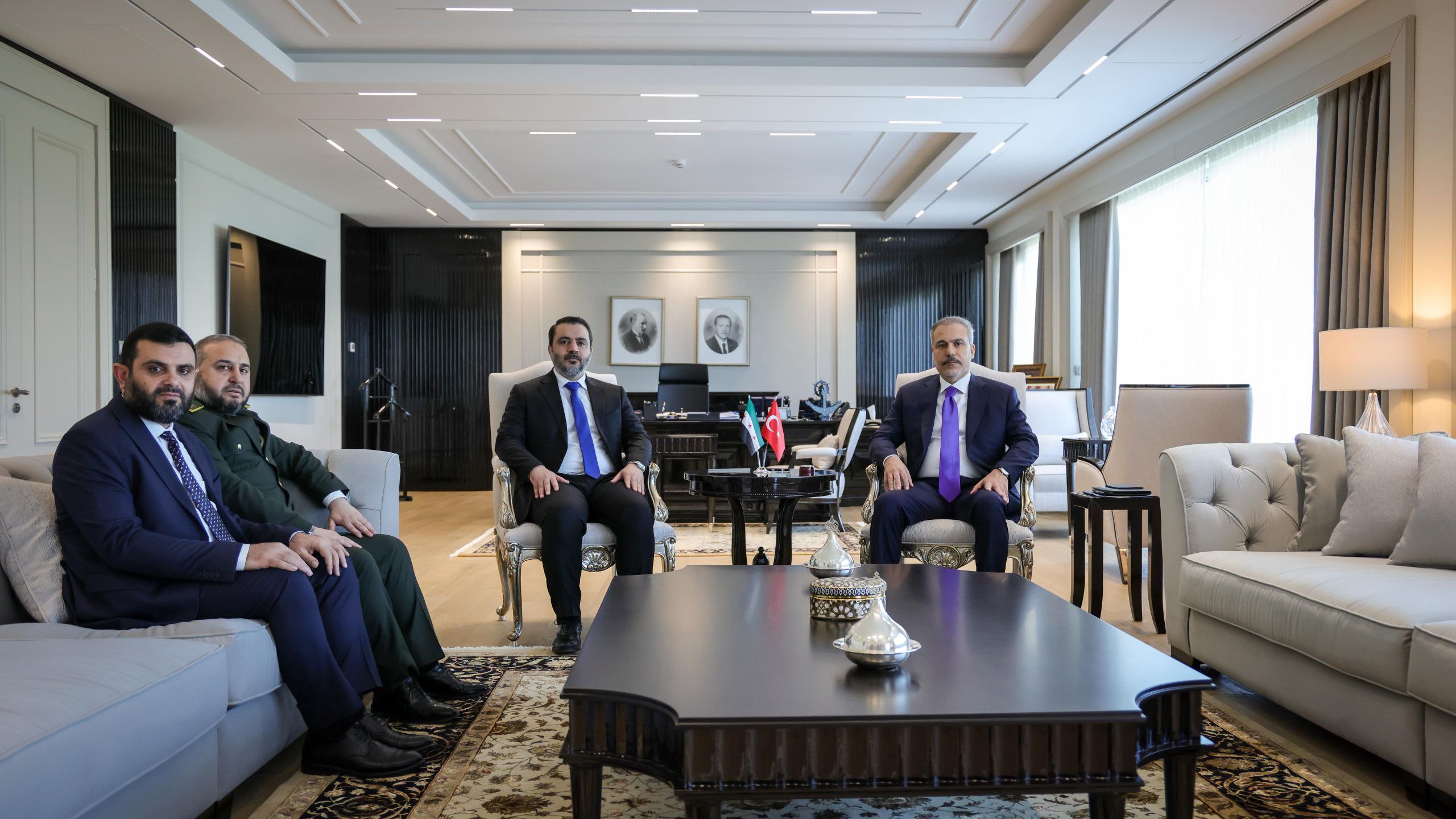 Syrian and Turkish Foreign Ministers Hold Talks in Ankara