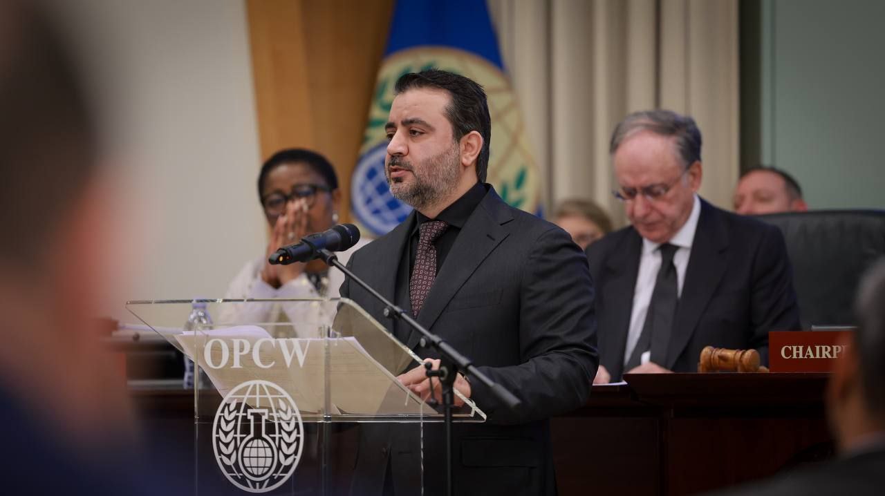 Statement by Foreign Minister Mr. Asaad Al-Shaibani at The Executive Council Meeting of The Organization for The Prohibition of Chemical Weapons