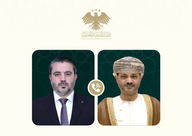 اتصال هاتفي بين وزير الخارجية والمغتربين ونظيره العُماني