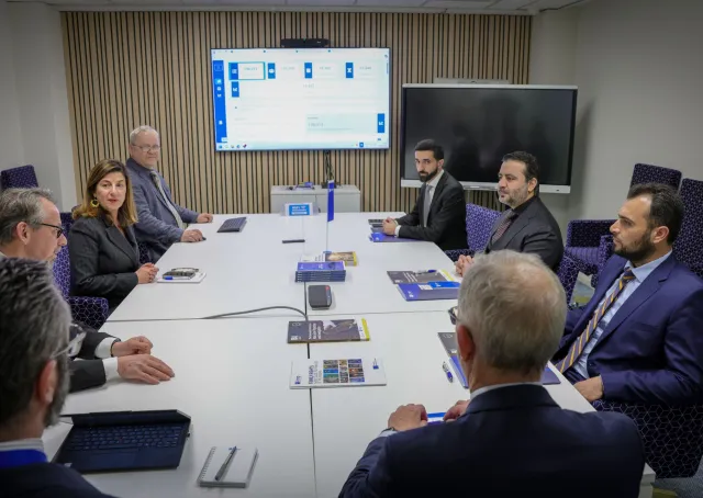 اجتماع وزير الخارجية السيد أسعد الشيباني مع اللجنة الدولية للمفقودين برئاسة السيدة كاثرين بومبرجر المدير العام للجنة