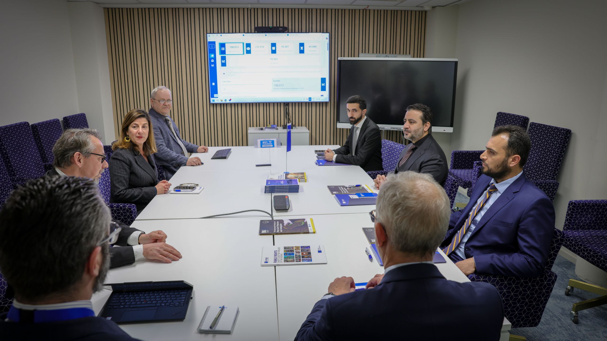 Foreign Minister Asaad Al-Shaibani Meets with The International Commission on Missing Persons, headed by Ms. Kathryne Bomberger