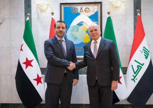 اجتماع وزير الخارجية  مع نظيره العراقي