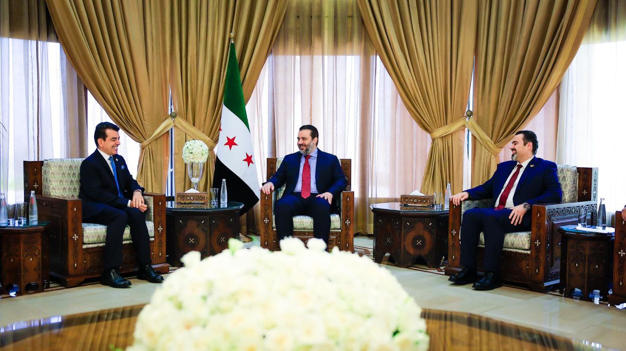  Foreign Minister Al-Shaibani Meets ICESCO Director General in Damascus to Strengthen Cooperation in Education, Research, and Cultural Heritage