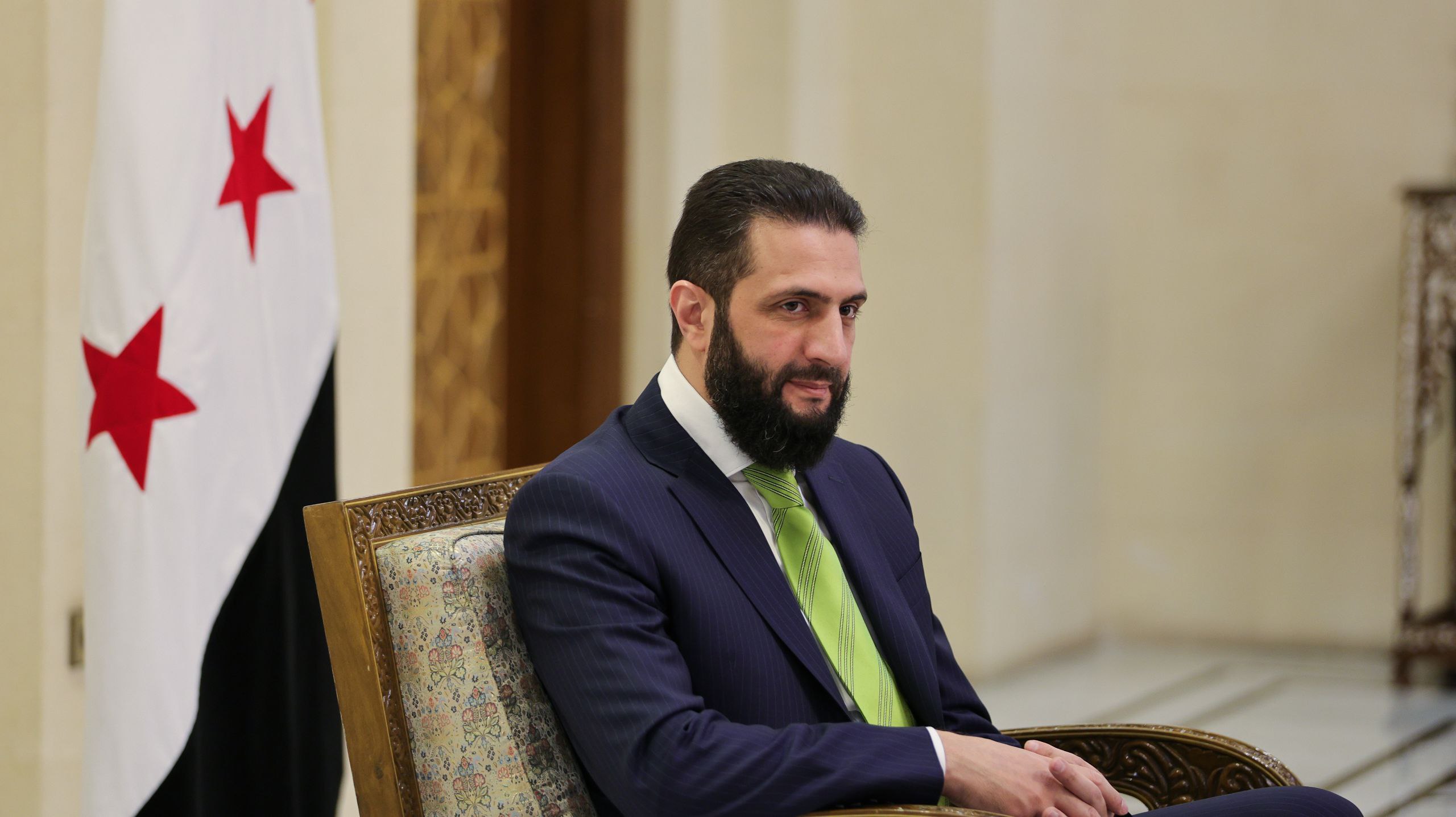 President Ahmed Al-Sharaa and Foreign Minister Asaad al-Shaibani Receive Delegation from The Federal Republic of Germany