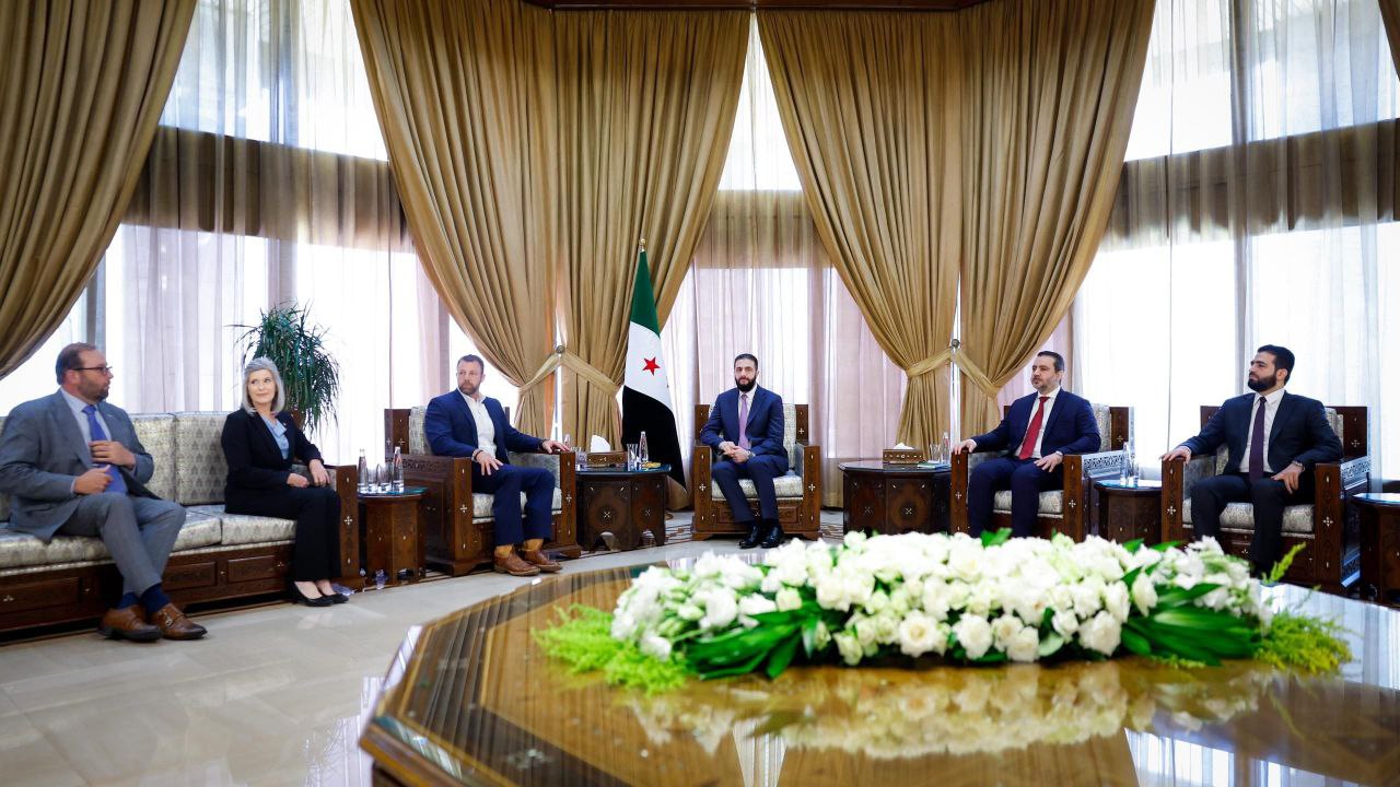 H.E. President Ahmad Al-Sharaa of the Syrian Arab Republic Received a Bipartisan Delegation from the U.S. Congress