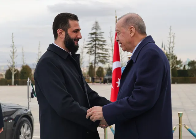 استقبال رئيس الجمهورية التركية لفخامة رئيس الجمهورية العربية السورية 