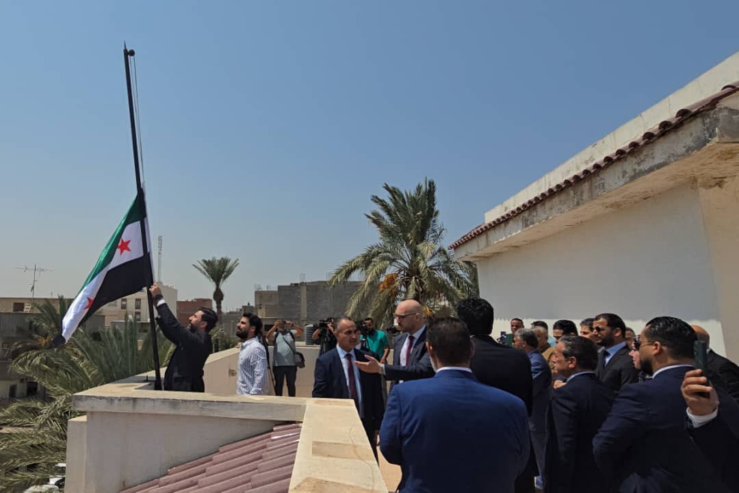 Syria Restores Diplomatic Presence in Tripoli with Embassy Flag Raising