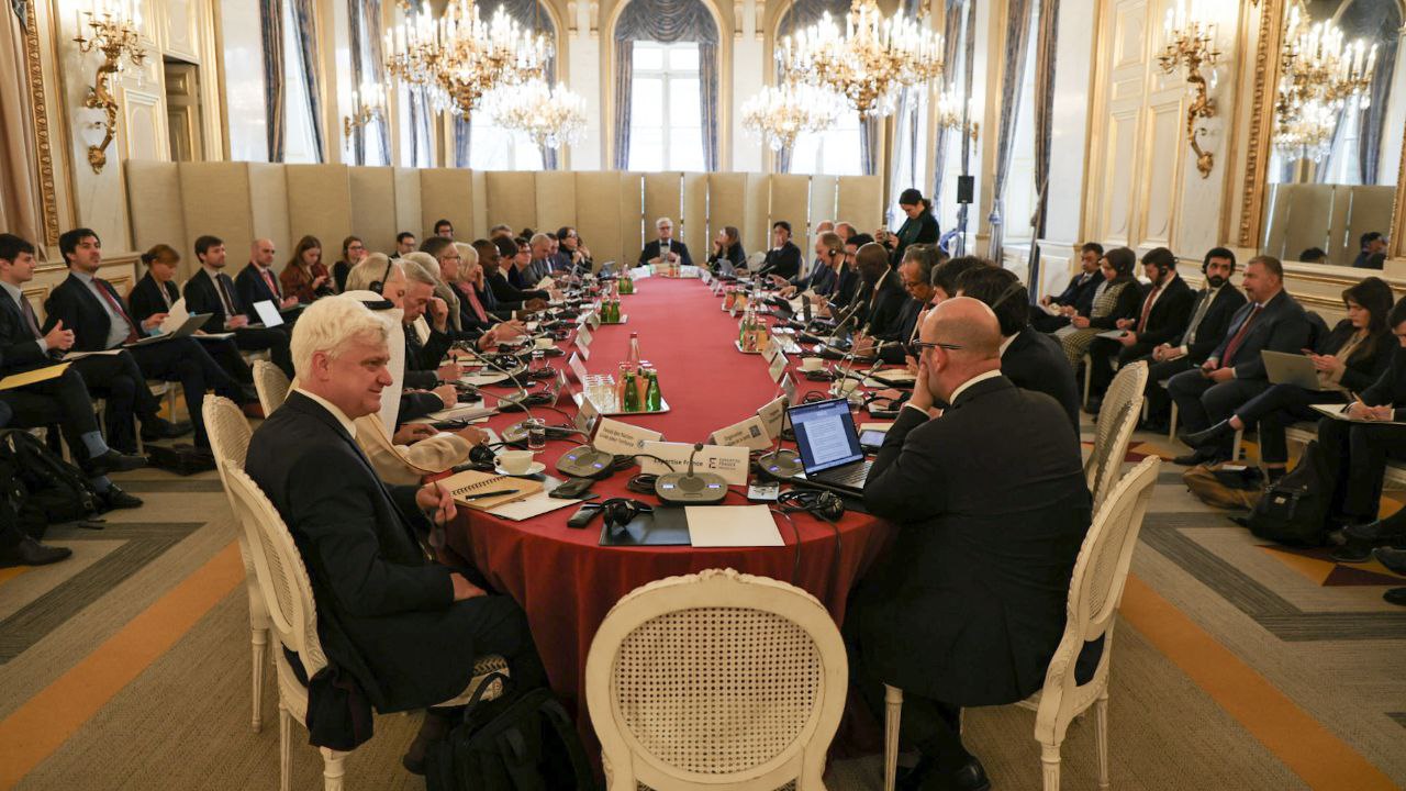 وزير الخارجية السيد أسعد الشيباني يشارك في اجتماع لتجديد التنسيق بين الجهات المانحة الدولية