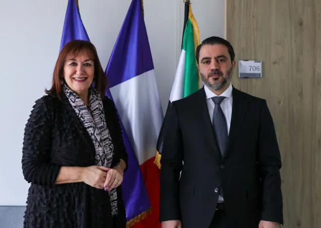 لقاء وزير الخارجية مع مفوضة الاتحاد الأوروبي لشؤون البحر الأبيض المتوسط