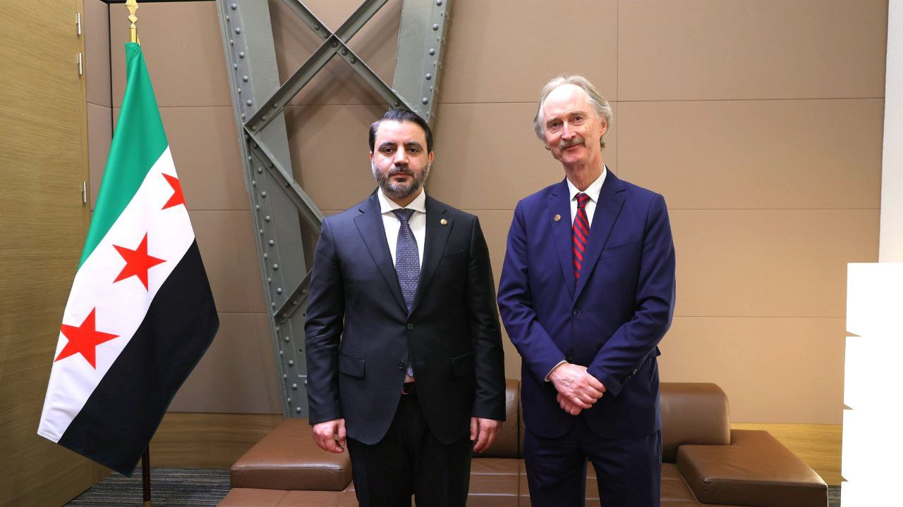 عدة لقاءات ثنائية لوزير الخارجية السيد أسعد الشيباني