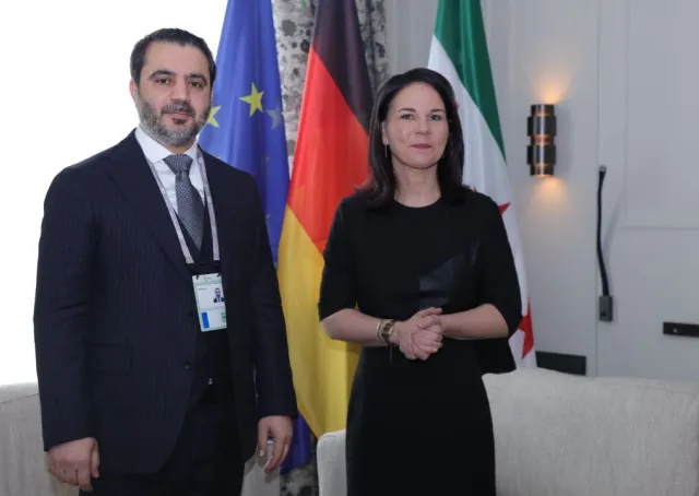 وزير الخارجية السيد أسعد الشيباني يلتقي بوزير خارجية ألمانيا