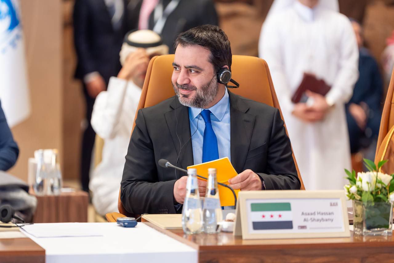 شارك اليوم الأحد وزير الخارجية السيد أسعد الشيباني في مؤتمر العلا لاقتصادات الأسواق الناشئة المقام في مدينة العلا بالمملكة العربية السعودية