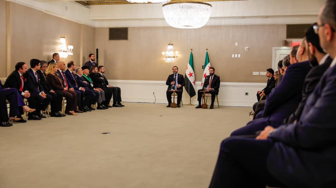 H.E. President Al-Sharaa Meets Delegation from Syrian-American Organizations in the United States