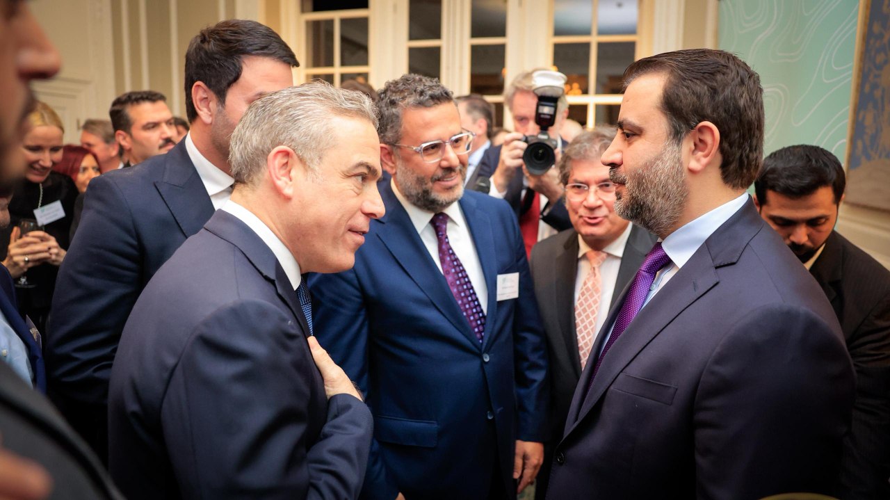 وزير الخارجية والمغتربين السيد أسعد حسن الشيباني يشارك في فعاليات إطلاق المجلس السوري-البريطاني للأعمال في العاصمة البريطانية لندن.