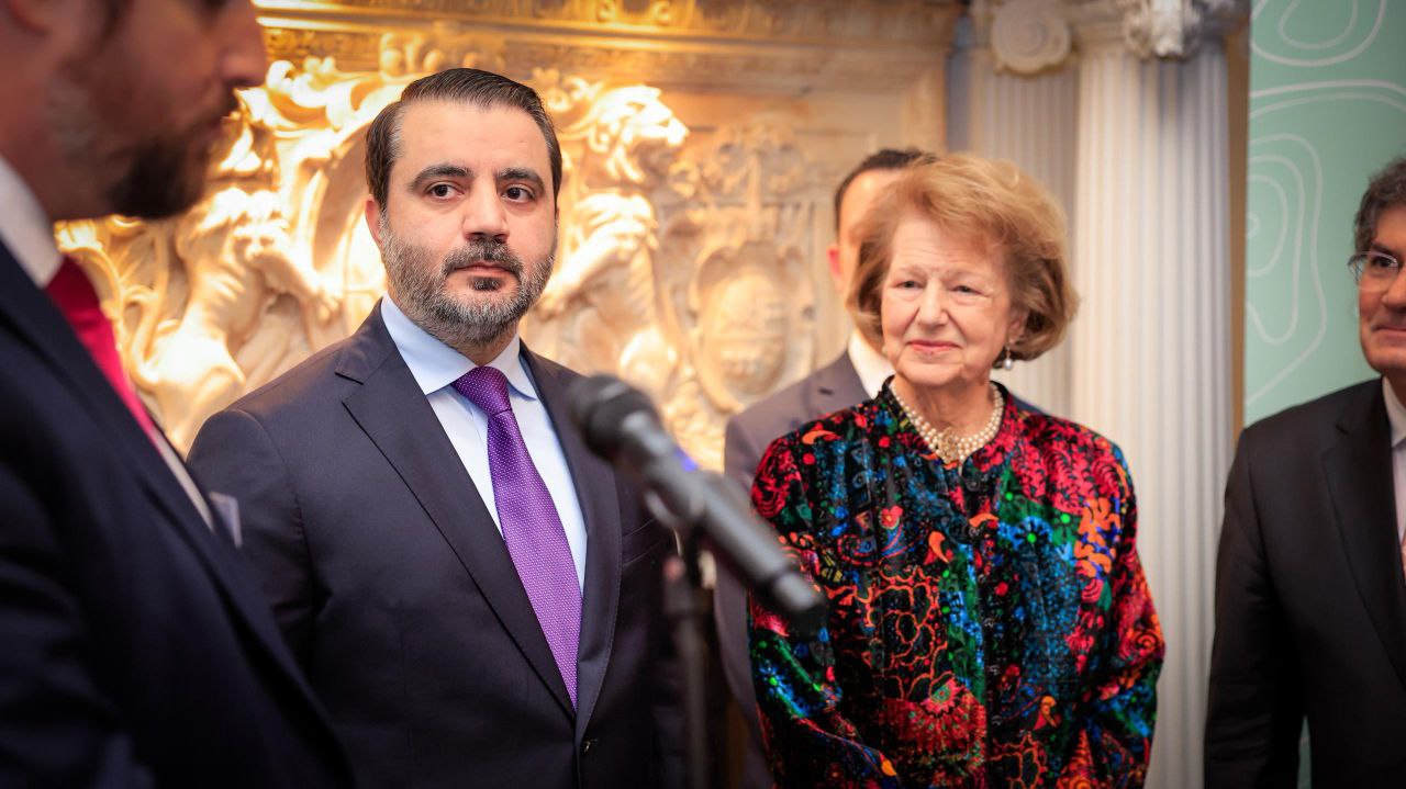 وزير الخارجية والمغتربين السيد أسعد حسن الشيباني يشارك في فعاليات إطلاق المجلس السوري-البريطاني للأعمال في العاصمة البريطانية لندن.