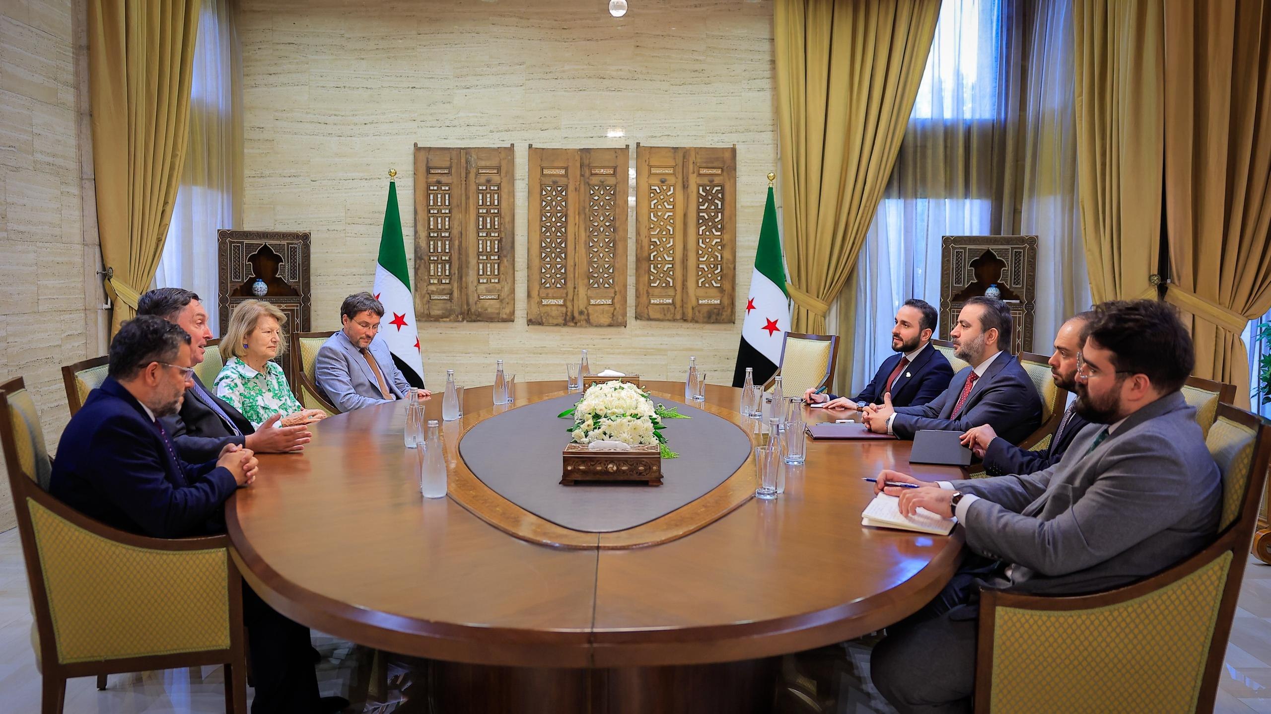 Foreign Minister Al-Shaibani Meets Baroness Nicholson to Discuss Strengthening Syrian-British Economic Cooperation and Strategic Partnership