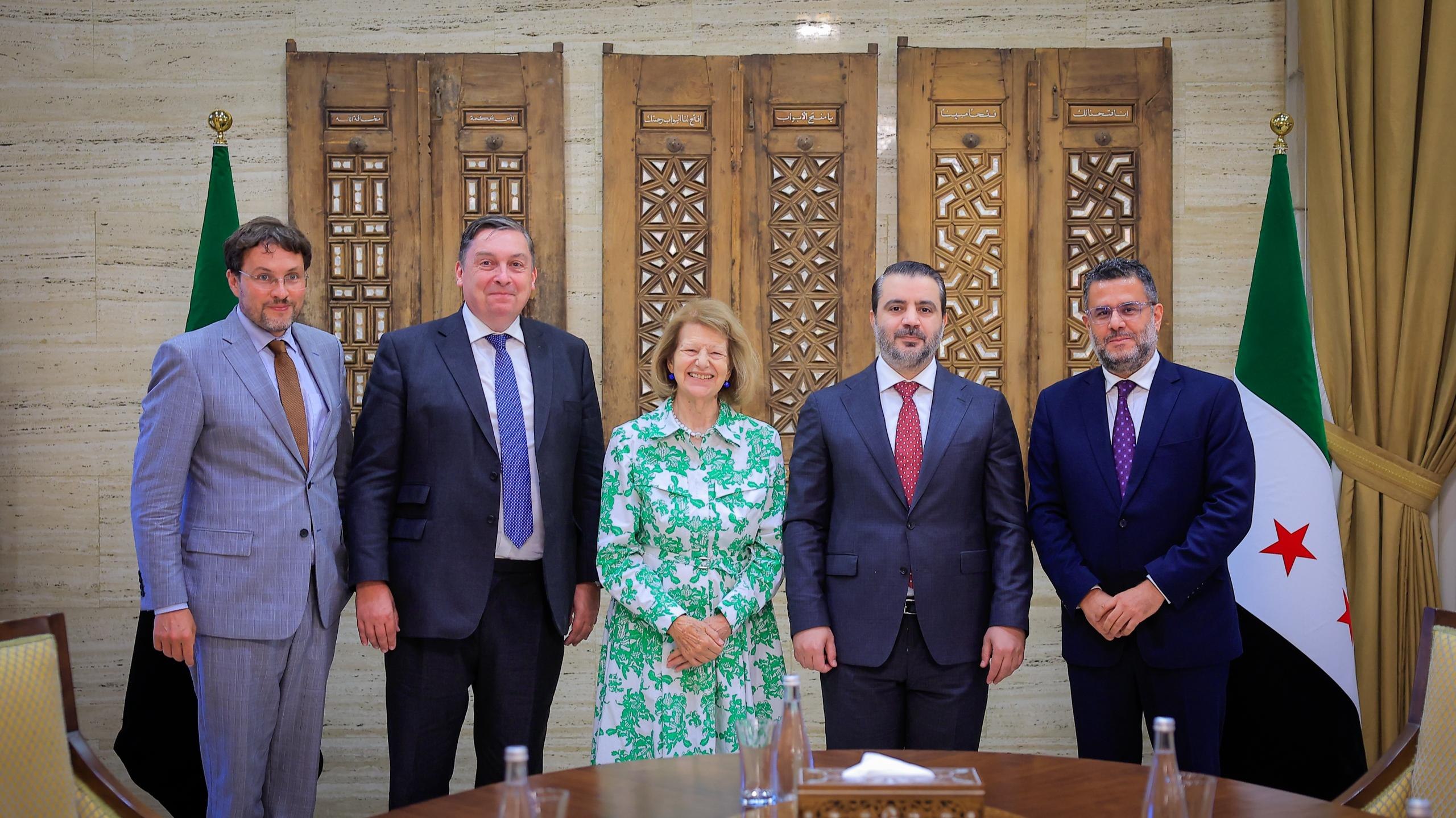 Foreign Minister Al-Shaibani Meets Baroness Nicholson to Discuss Strengthening Syrian-British Economic Cooperation and Strategic Partnership