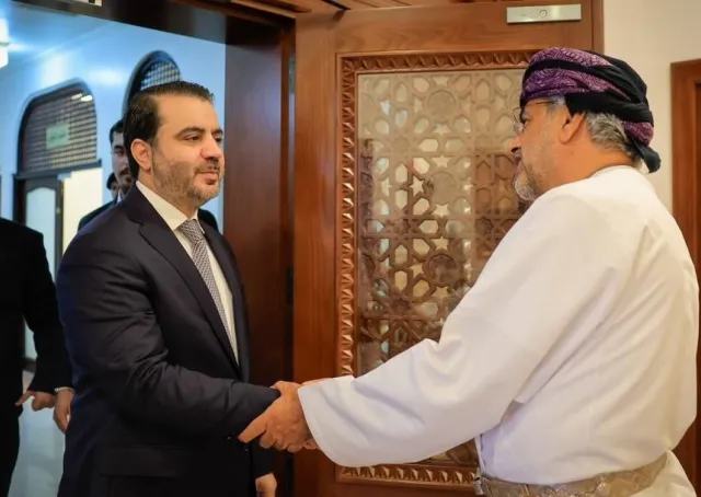 اجتمع وزير الخارجية والمغتربين السيد أسعد حسن الشيباني مع وزير الاقتصاد الدكتور سعيد بن محمد الصقري