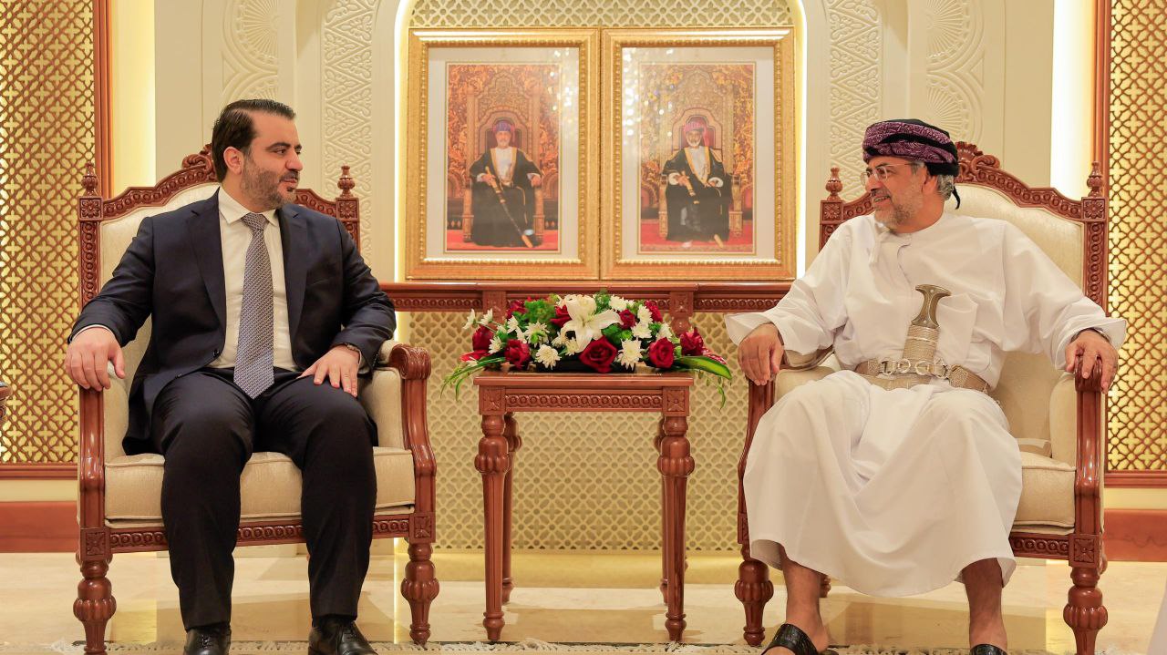 اجتمع وزير الخارجية والمغتربين السيد أسعد حسن الشيباني مع وزير الاقتصاد الدكتور سعيد بن محمد الصقري