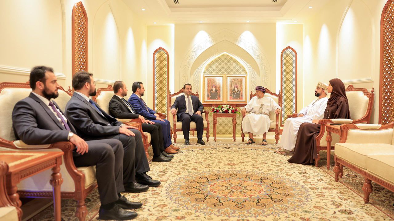 اجتمع وزير الخارجية والمغتربين السيد أسعد حسن الشيباني مع وزير الاقتصاد الدكتور سعيد بن محمد الصقري