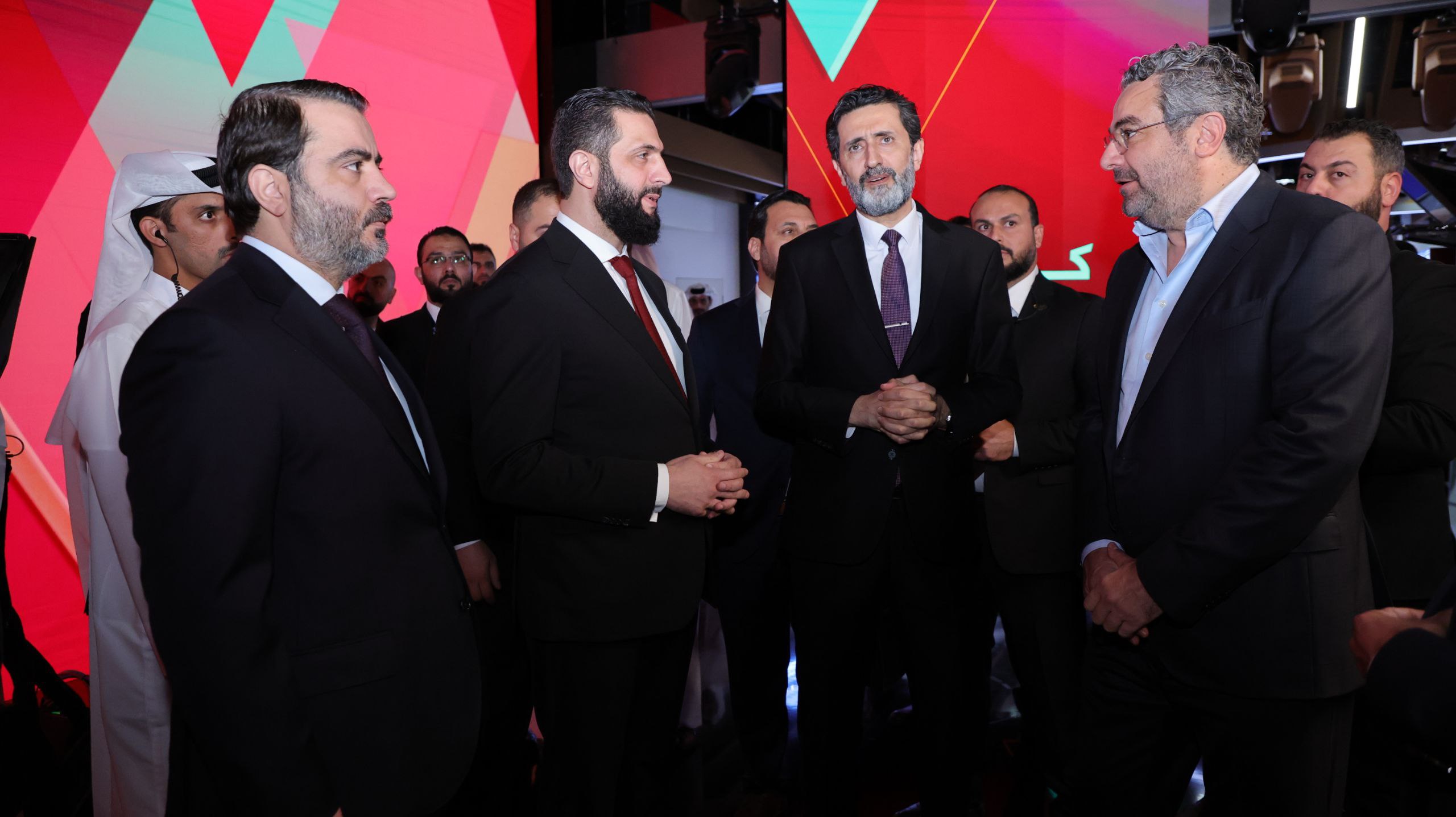 President Ahmed al-Sharaa Visits The Headquarters of Al Jazeera Channel in The Qatari Capital, Doha