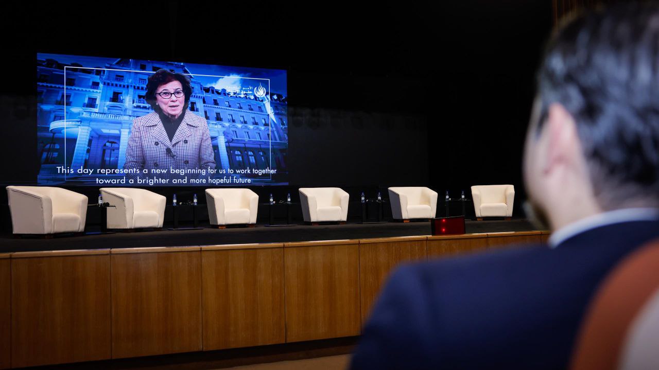 برعاية وزارة الخارجية والمغتربين والمفوضية السامية لحقوق الإنسان أقيمت اليوم في العاصمة دمشق فعالية بمناسبة اليوم العالمي لحقوق الإنسان، لأول مرة في سوريا وسط حضور رسمي واسع