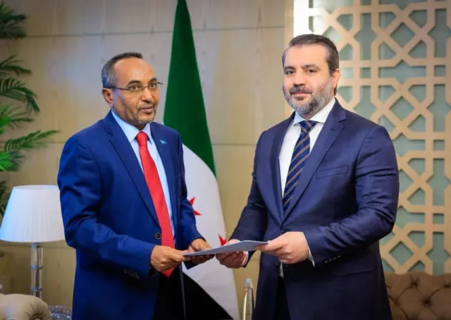 Foreign Minister Al-Shaibani Meets New Somali Ambassador