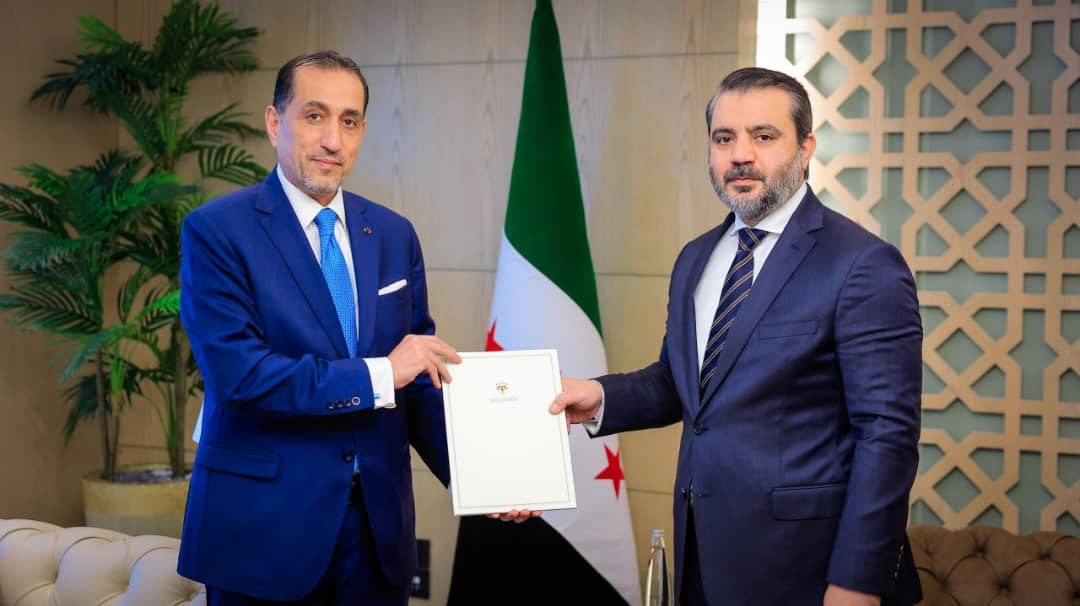 Foreign Minister Al-Shaibani Receives Jordan’s New Ambassador