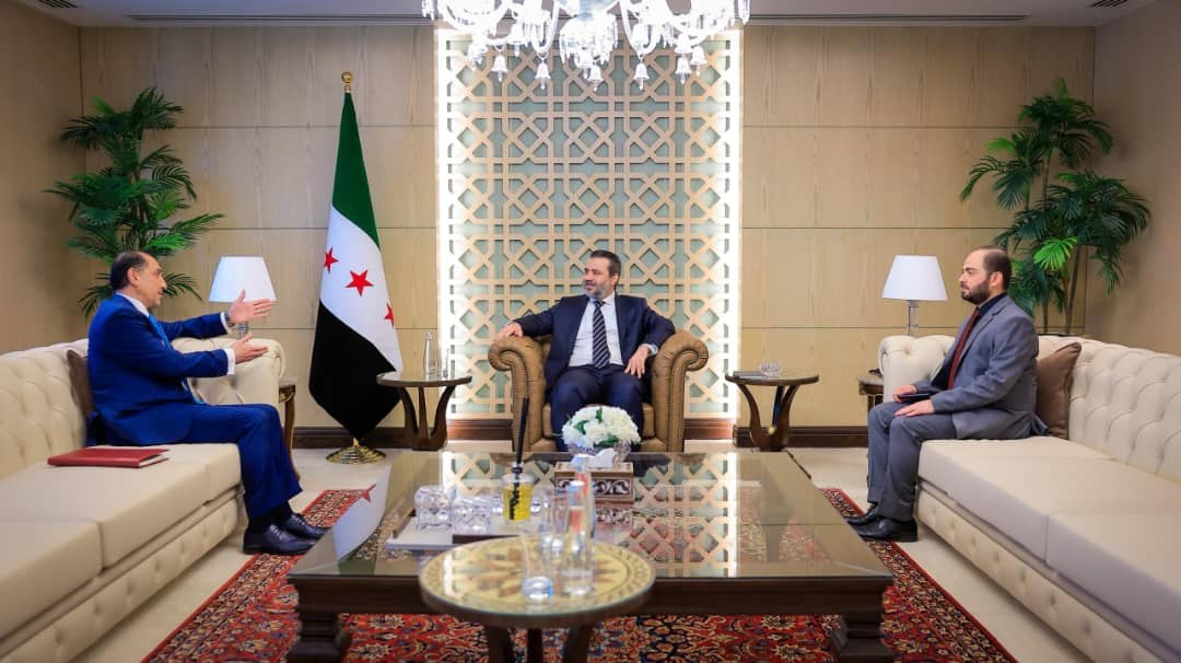 Foreign Minister Al-Shaibani Receives Jordan’s New Ambassador