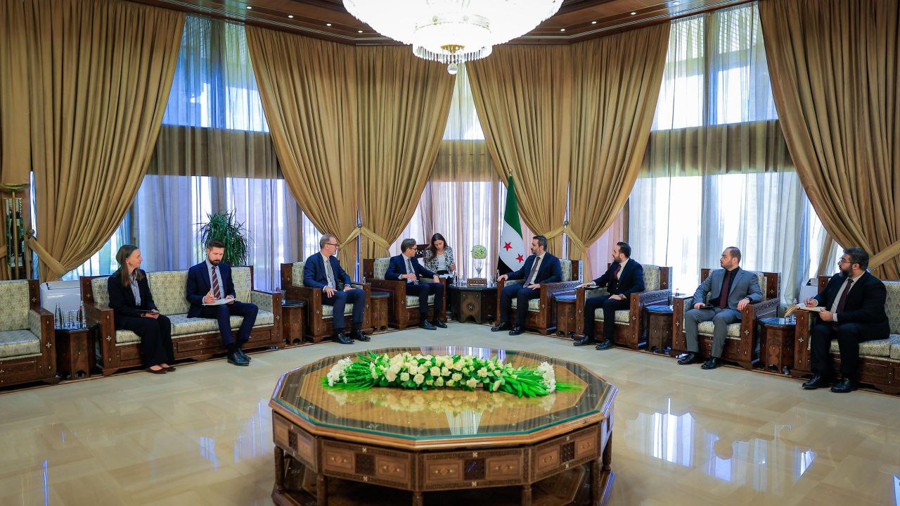 Foreign Minister Al-Shaibani Receives German Official for Talks on Bilateral, Regional Files