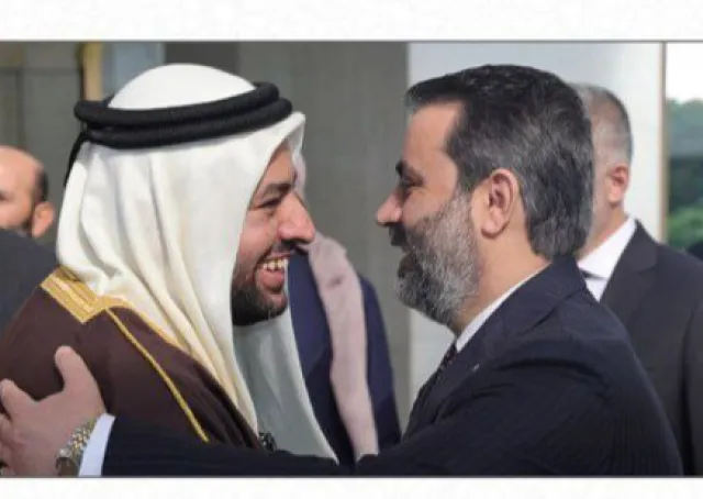 لقاء جمع وزير الخارجية السورية مع وزير الدولة القطرية