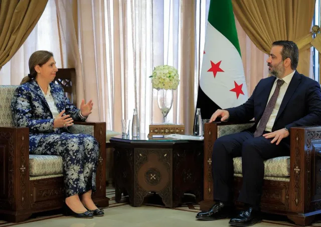 Foreign Minister Al-Shaibani Discusses UN Cooperation with ESCWA Chief