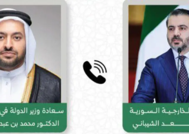 اتصال هاتفي بين وزير الخارجية ووزير الدولة القطري