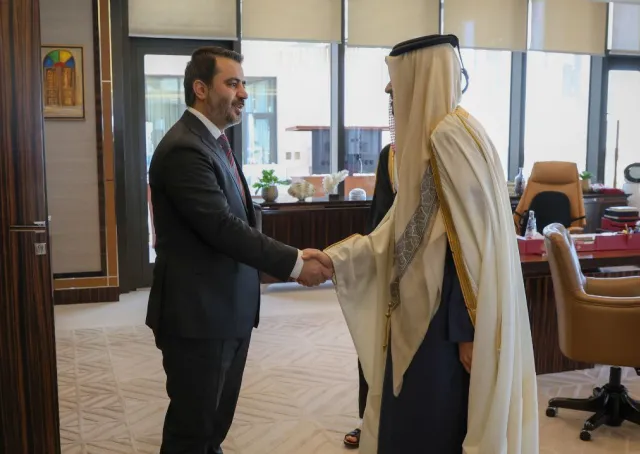 لقاء معالي وزير الخارجية السيد "أسعد الشيباني"