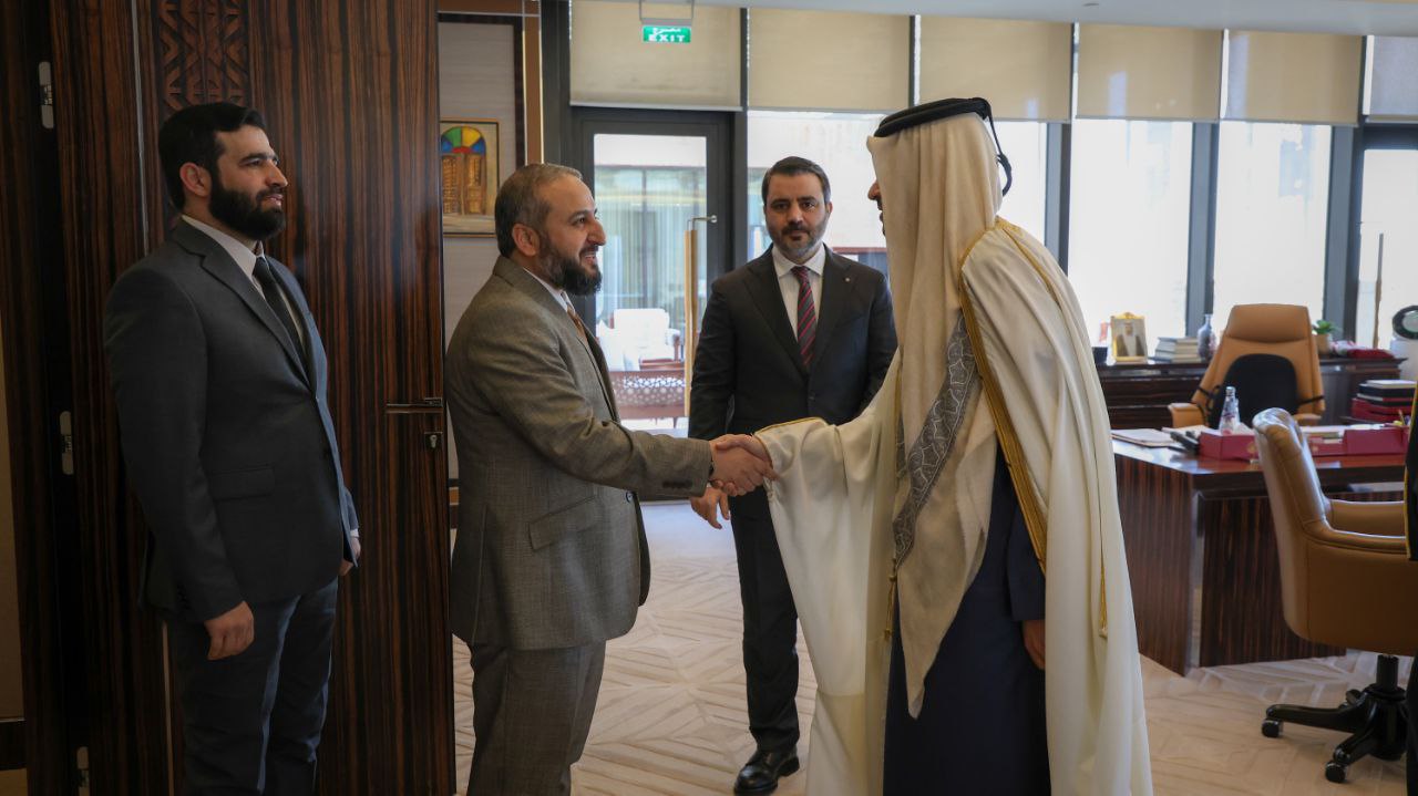 لقاء معالي وزير الخارجية السيد "أسعد الشيباني"