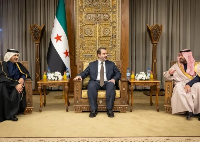 التقى وزير الخارجية والمغتربين السيد أسعد حسن الشيباني بوزيري الثقافة في المملكة العربية السعودية ودولة قطر، بحضور وزيري الثقافة والإعلام، وذلك في العاصمة دمشق