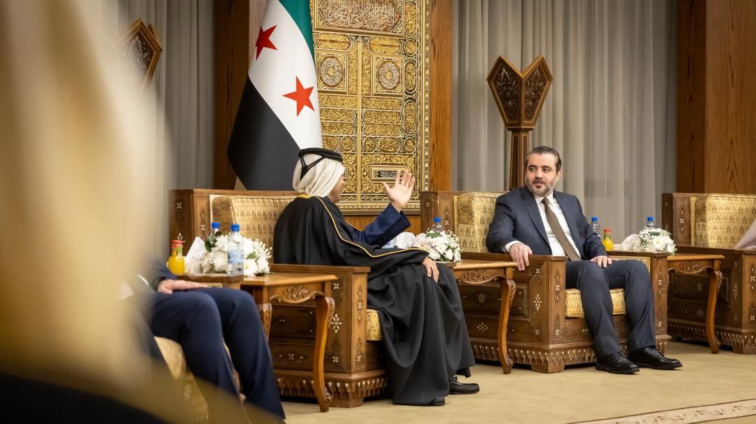 التقى وزير الخارجية والمغتربين السيد أسعد حسن الشيباني بوزيري الثقافة في المملكة العربية السعودية ودولة قطر، بحضور وزيري الثقافة والإعلام، وذلك في العاصمة دمشق