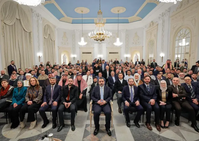 Minister al-Shaibani Engages with Syrian Community in Bonn