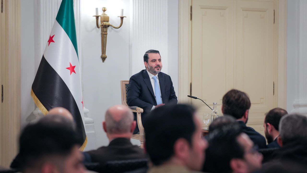 Minister al-Shaibani Engages with Syrian Community in Bonn