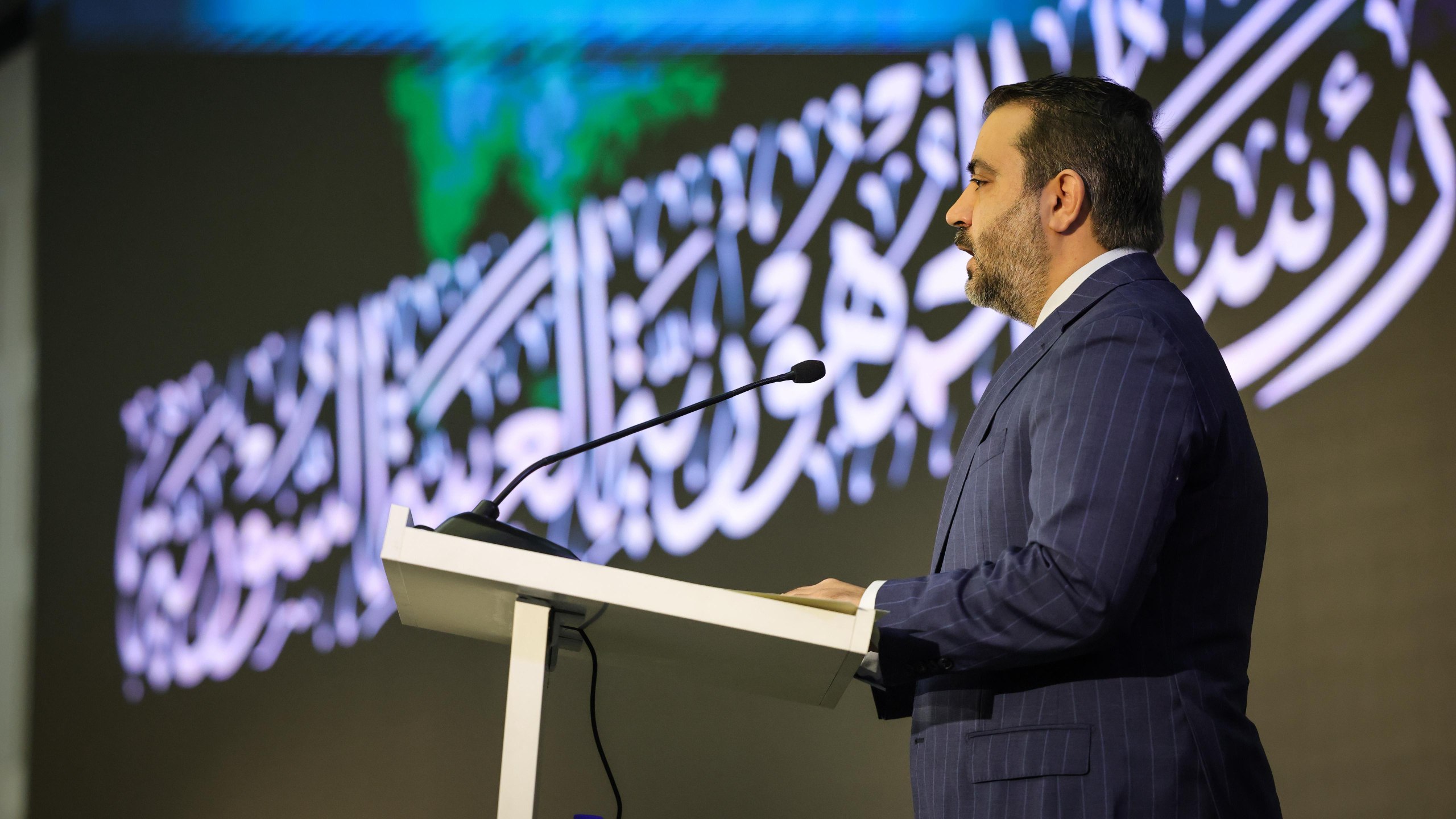 .Minister of Foreign Affairs and Expatriates, Mr. Asaad Hassan Al-Shaibani, participates in the ceremony of announcing the new visual identity of the Syrian Arab Republic