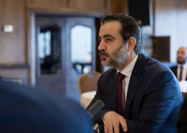 التقى وزير الخارجية والمغتربين السيد أسعد حسن الشيباني بالسادة المحافظين ومديري التعاون الدولي