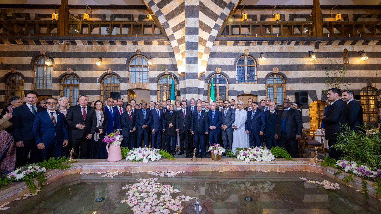 أقام وزير الخارجية والمغتربين  مأدبة إفطار رمضاني ، لأعضاء السلك الدبلوماسي ، في العاصمة دمشق