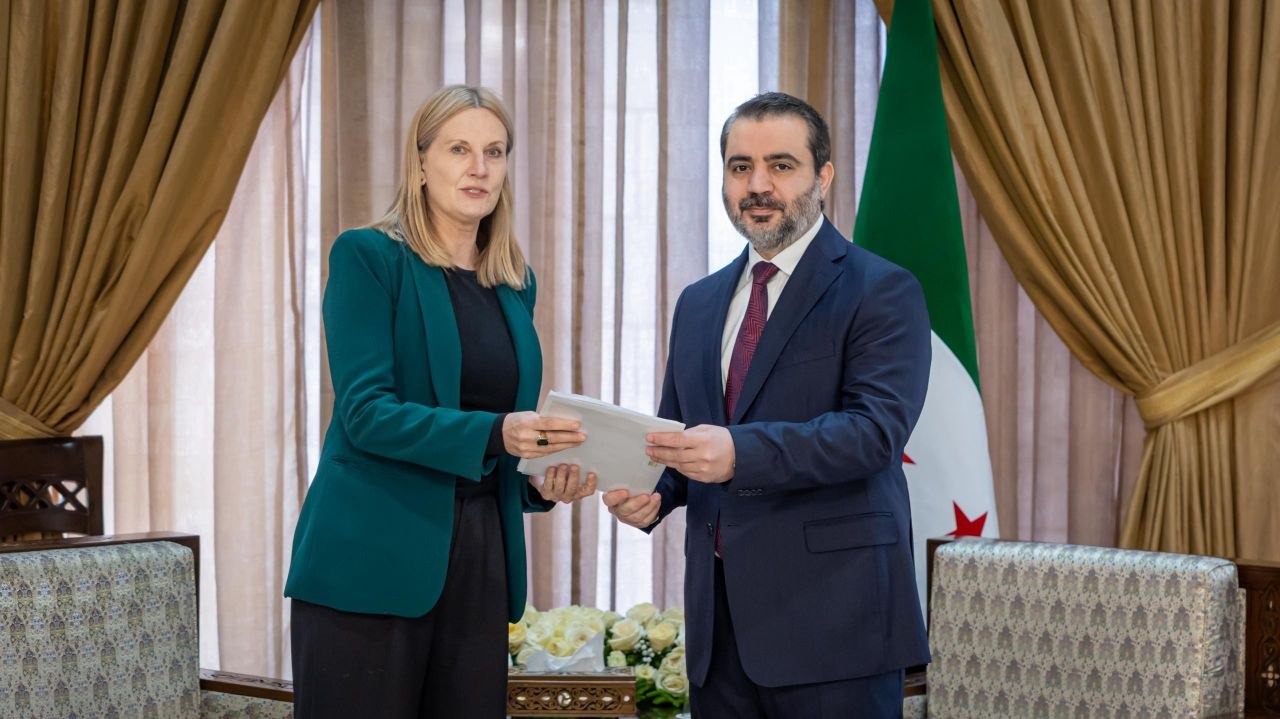 Foreign Minister al-Shaibani Receives in Damascus The Ambassador of The Kingdom of Norway to The Syrian Arab Republic, Hilde Haraldstad